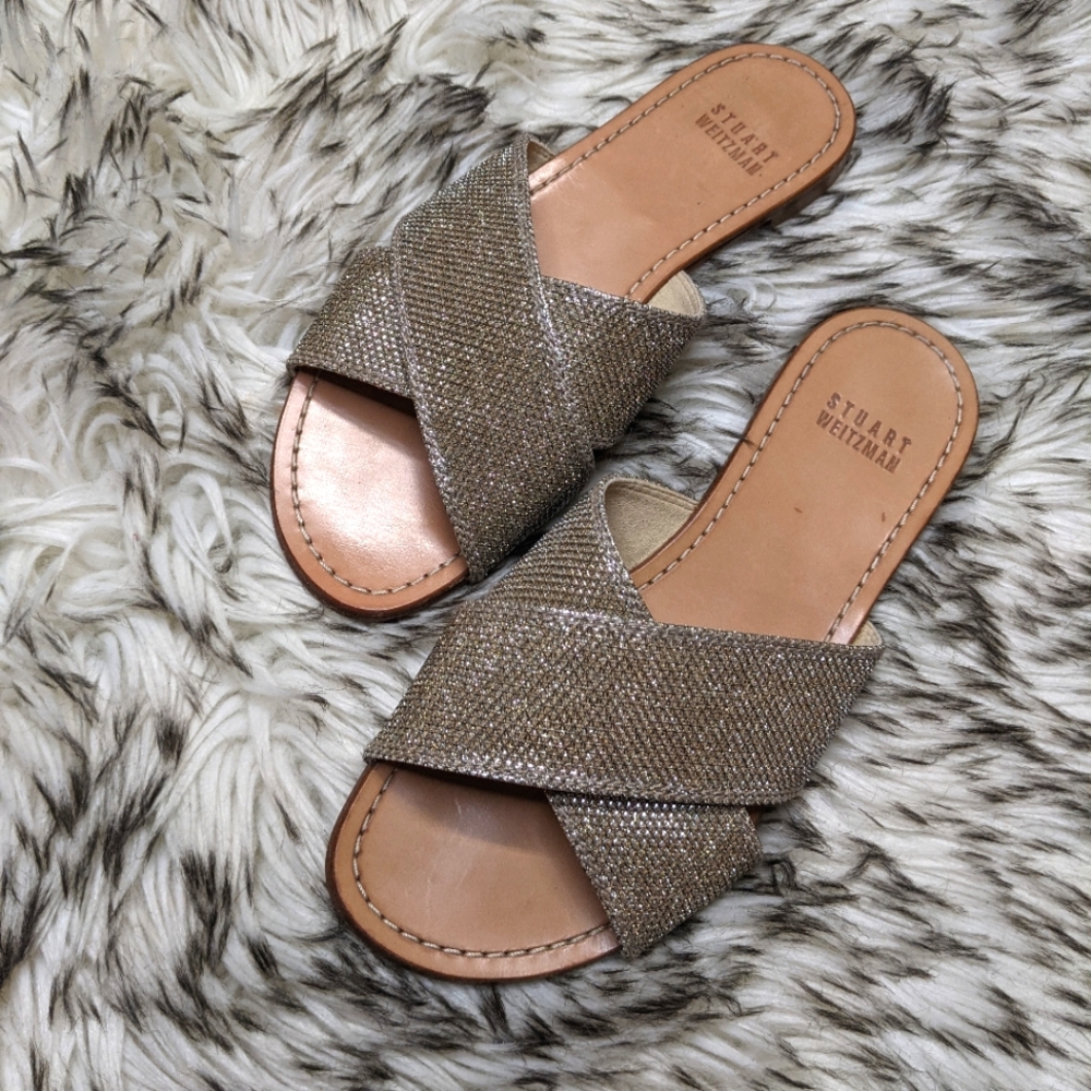 Stuart Weitzman byway cris cross sandals 5